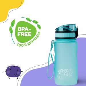 Klarstein Schmatzfatz, fľaša na pitie, športová fľaša, 350 ml, 18 cm, Tritan