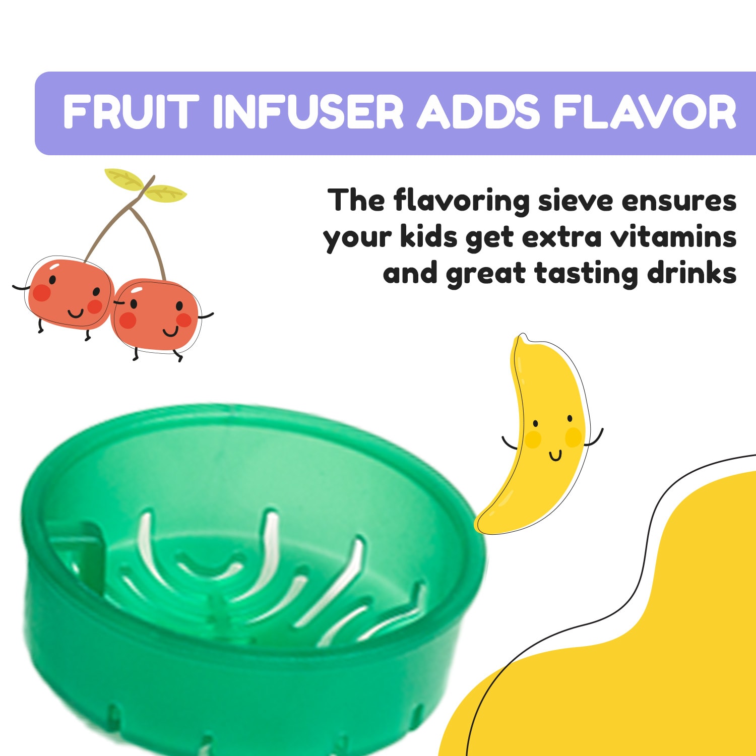 Klarstein Schmatzfatz, fľaša na pitie, športová fľaša, 350 ml, 18 cm, Tritan – Obrázok 5