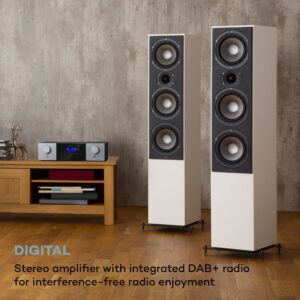 Auna AMP-4000 DAB, Hifi stereo zosilňovač, DAB+ rádio, USB, diaľkové ovládanie, LED displej