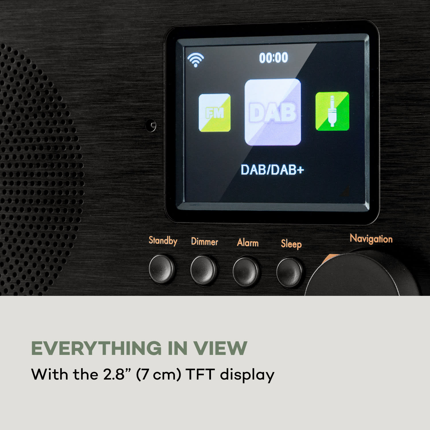 Auna Silver Star Mini Two, internetové DAB+/FM rádio, WiFi, BT, TWS reproduktor – Obrázok 4