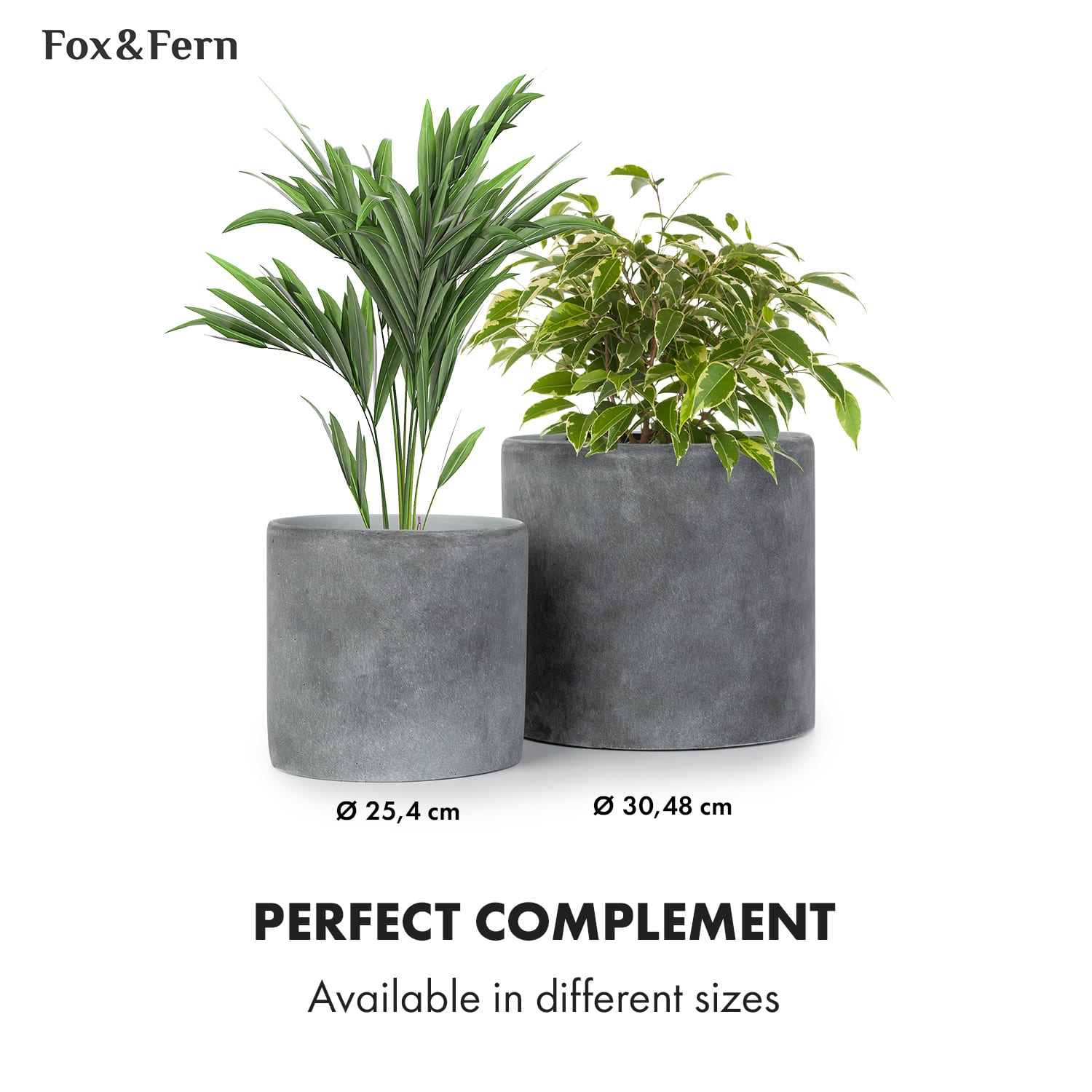 Fox & Fern Venlo, kvetináč, Polystone, interiér a exteriér, 3 veľkosti – Obrázok 5