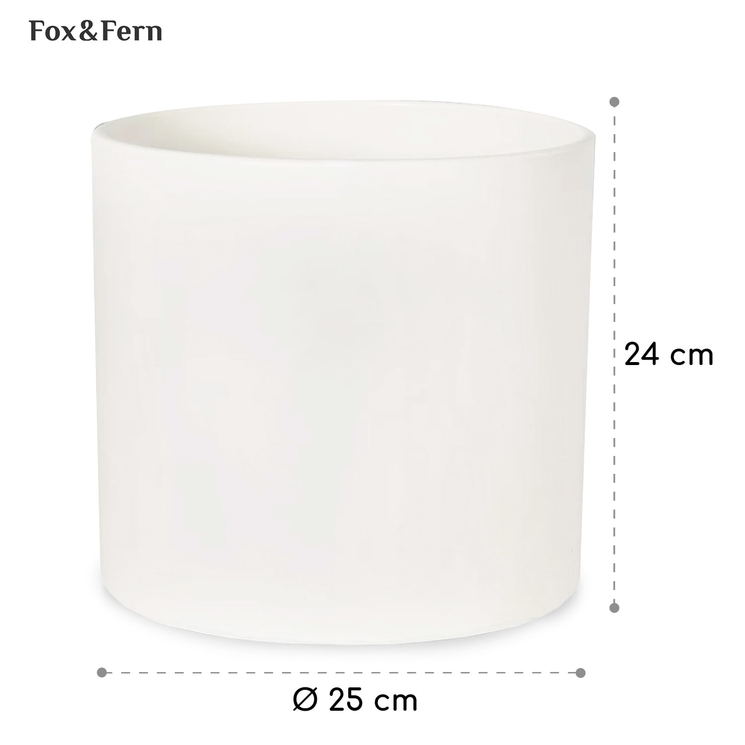 Fox & Fern Venlo, kvetináč, Polystone, interiér a exteriér, 3 veľkosti – Obrázok 4