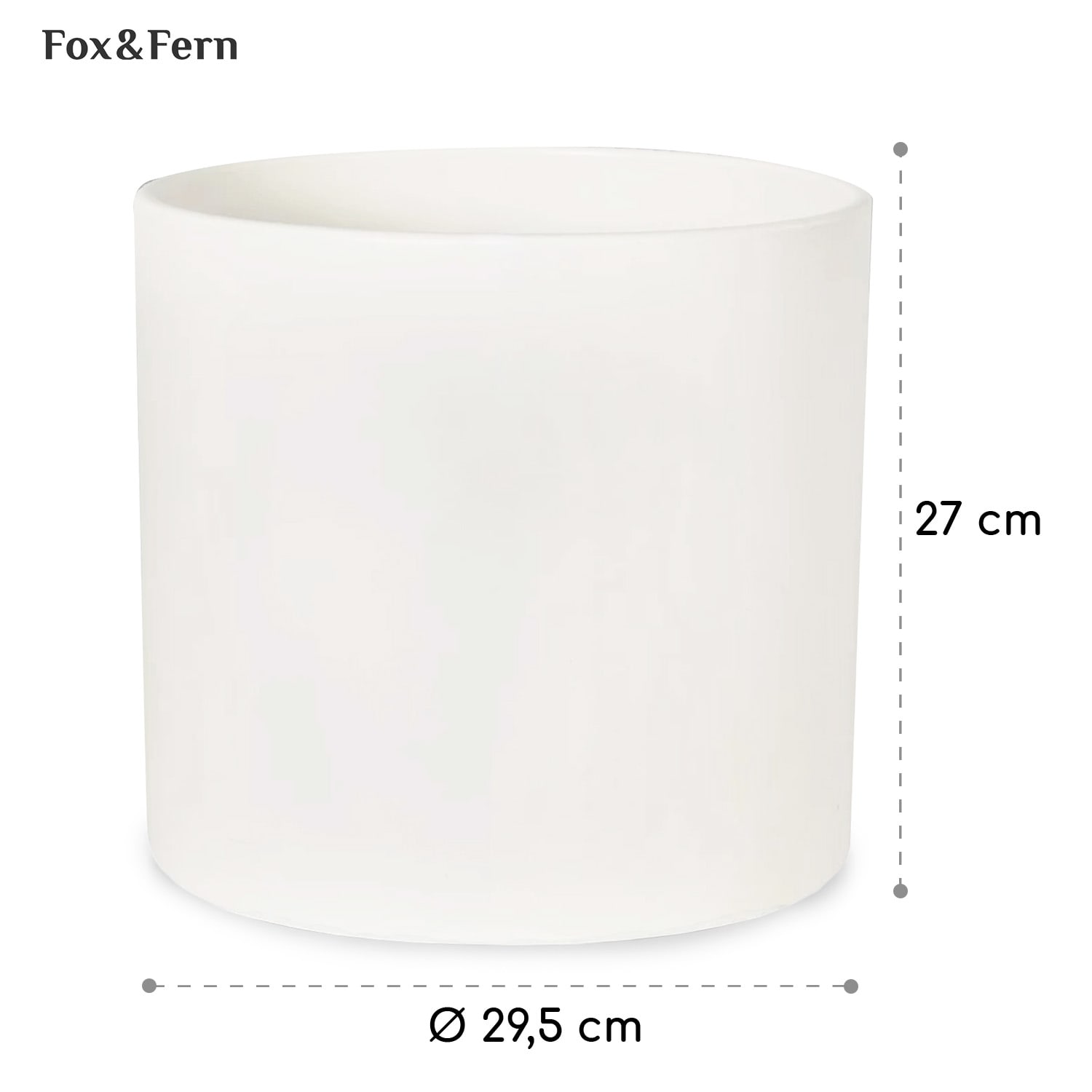 Fox & Fern Venlo, kvetináč, Polystone, interiér a exteriér, 3 veľkosti – Obrázok 4