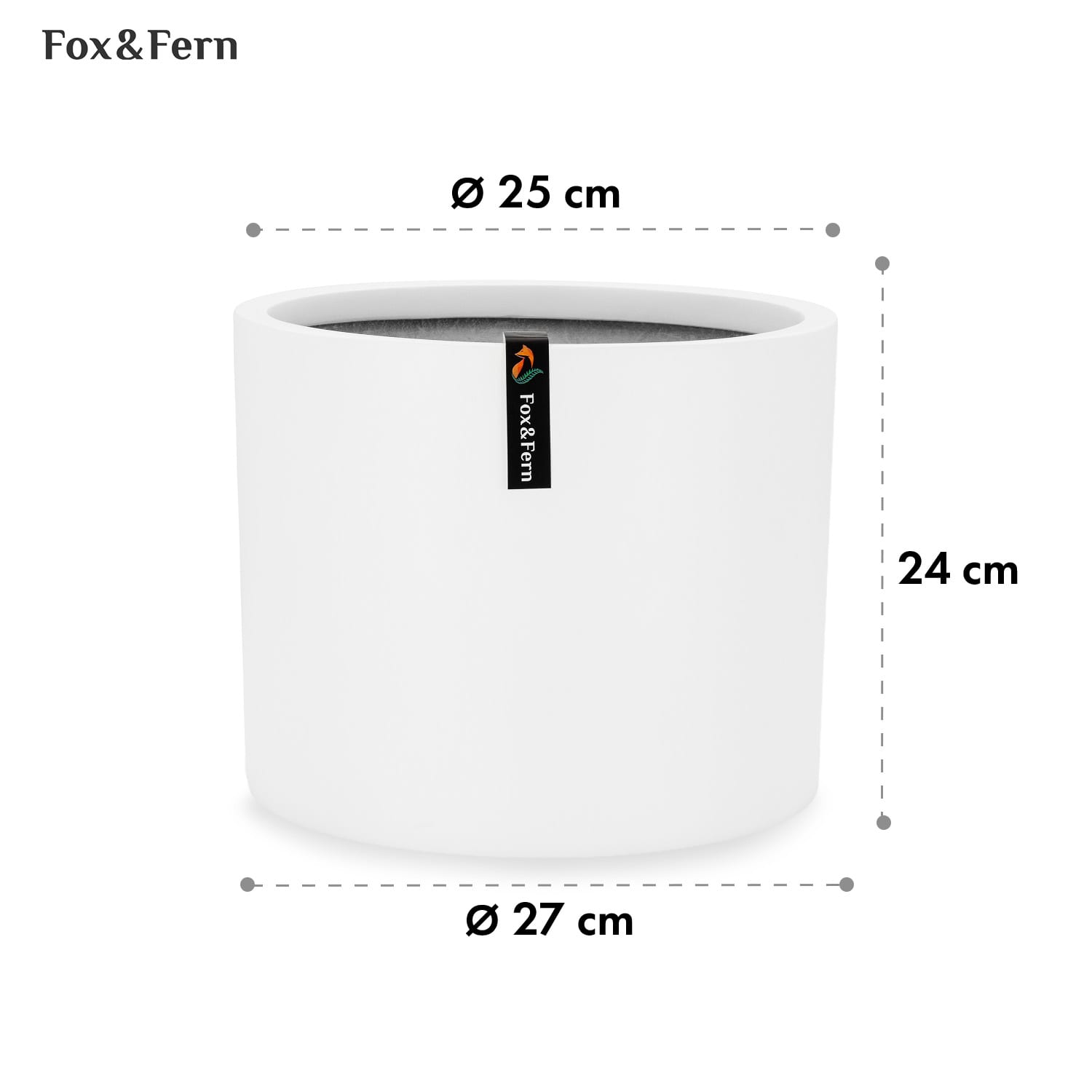 Blumfeldt Gendt, kvetináč, fiberstone, interiér/exteriér – Obrázok 4