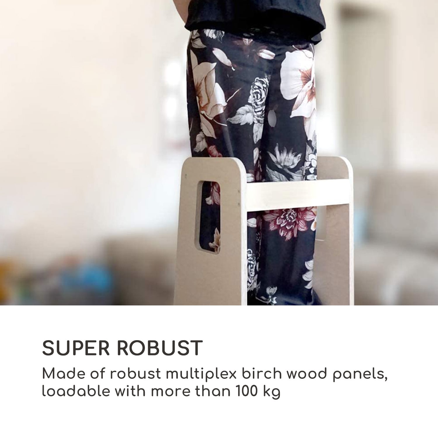 Mobli Ully, učiaca veža, pomôcka na lezenie, Montessori, multiplex, 40,5 × 86 × 38 cm – Obrázok 4