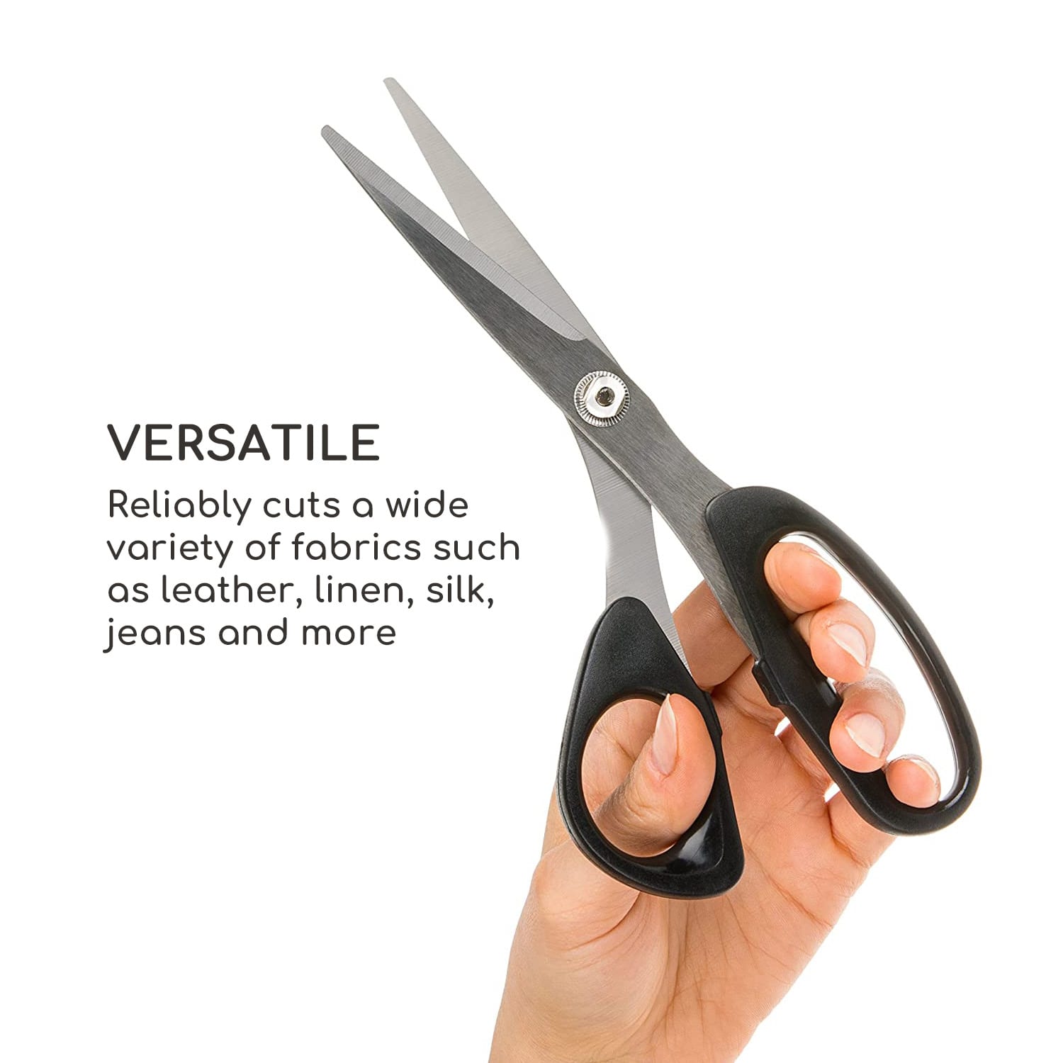 Blumfeldt Finesse, krajčírske nožnice, nožnice na látku, extra ostré, s dlhou životnosťou, vrátanie puzdra – Obrázok 2