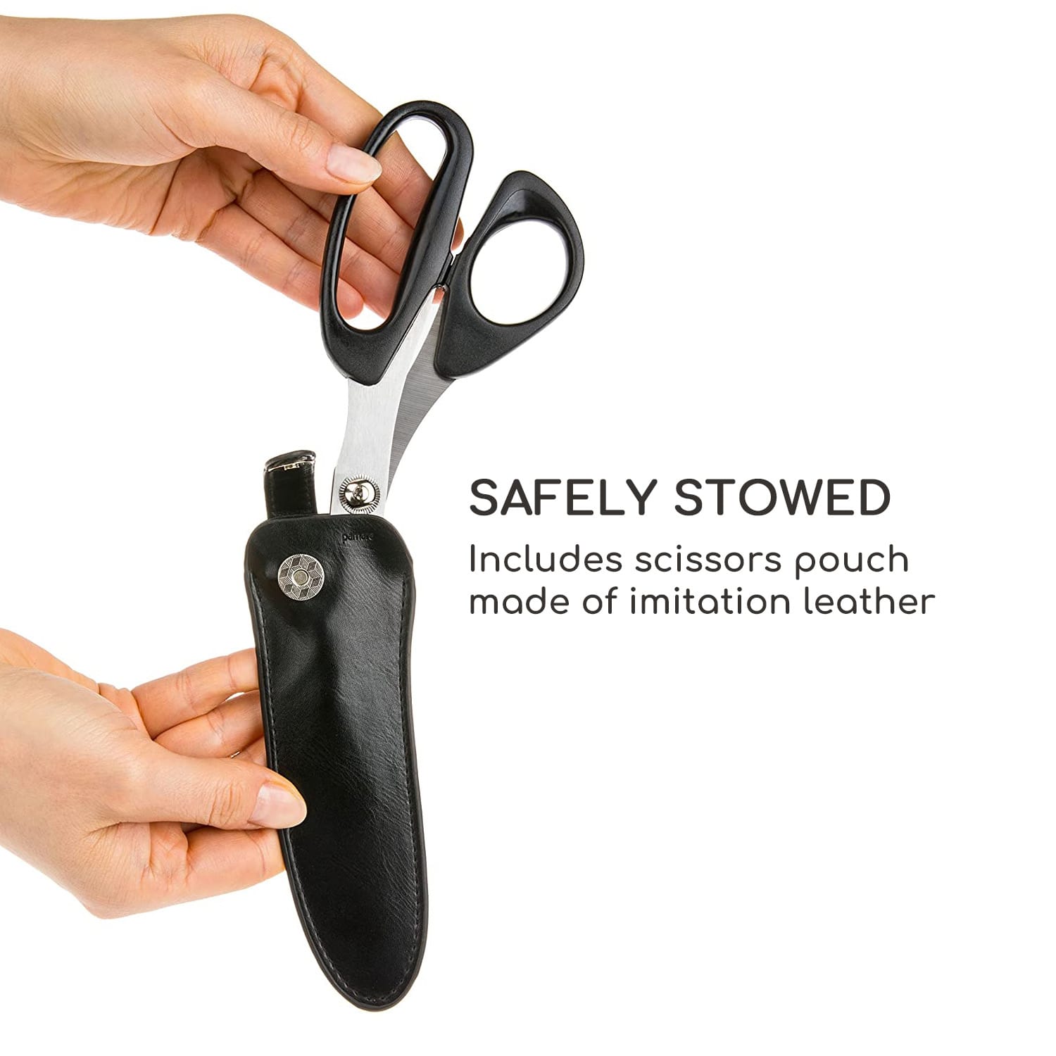 Blumfeldt Finesse, krajčírske nožnice, nožnice na látku, extra ostré, s dlhou životnosťou, vrátanie puzdra – Obrázok 4