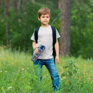Monte Stivo Lyseren, detská fľaša na pitie, 600 ml, mierka, nepriepustný filter na ovocie
