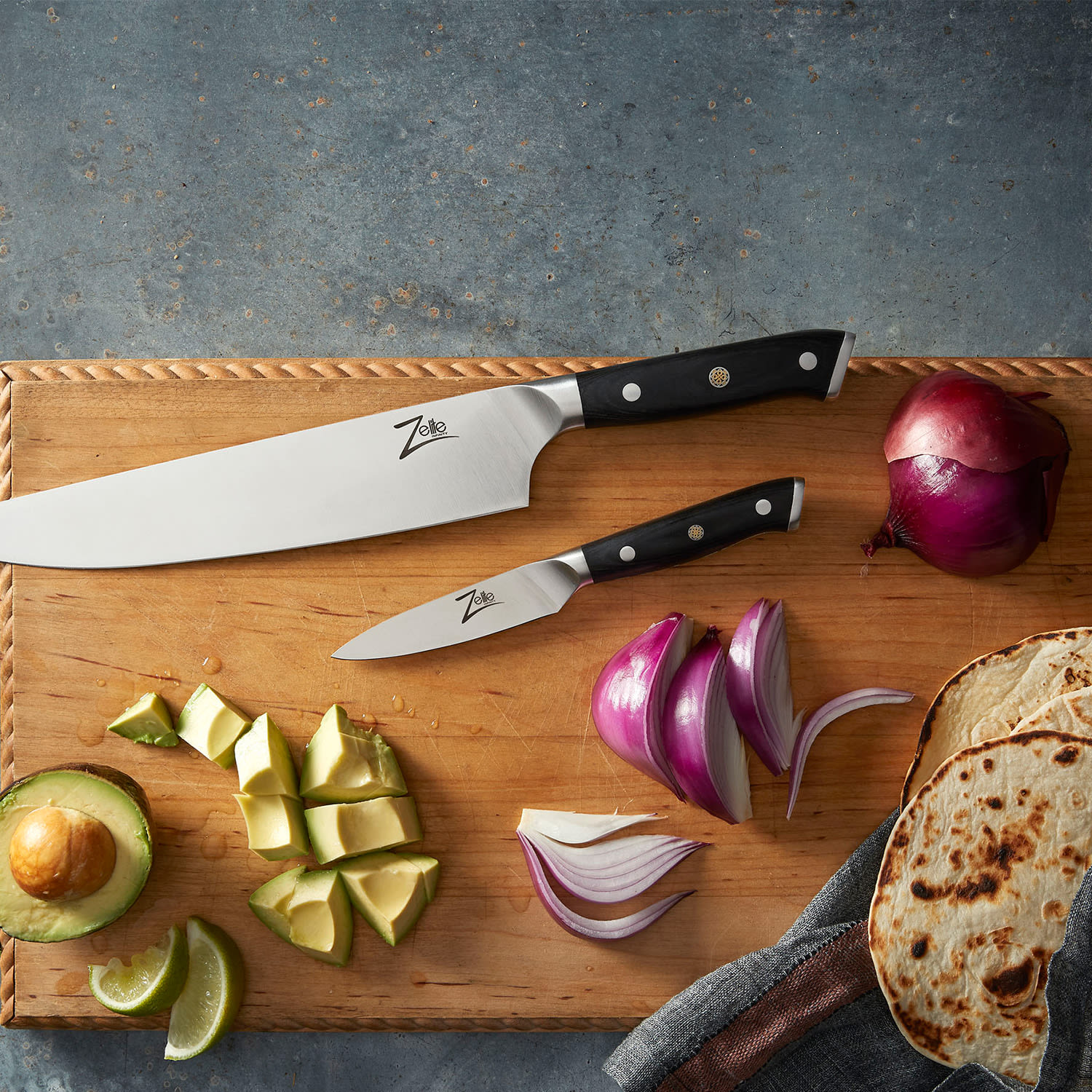 Zelite Infinity by Klarstein Alpha-Royal German 5", nôž na steaky, 56 HCR, nehrdzavejúca oceľ – Obrázok 2