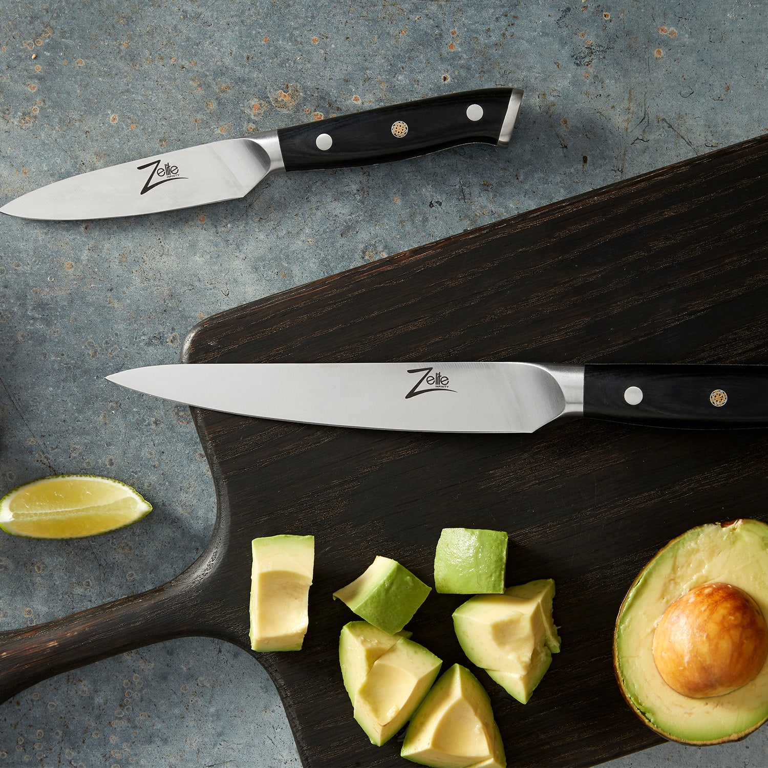 Zelite Infinity by Klarstein Alpha-Royal German 5", nôž na steaky, 56 HCR, nehrdzavejúca oceľ – Obrázok 2