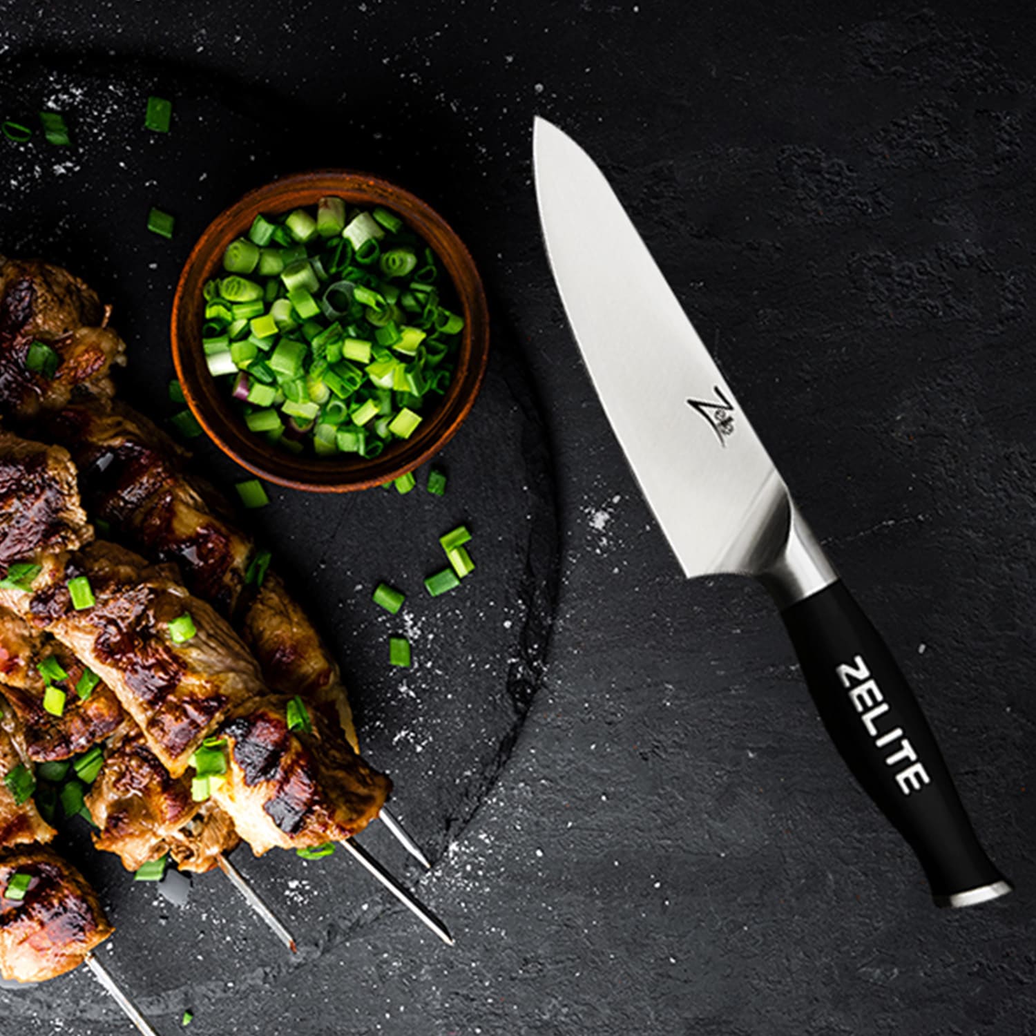Zelite Infinity by Klarstein Comfort Pro, 6" nôž šéfkuchára, 56 HRC, nehrdzavejúca oceľ – Obrázok 2
