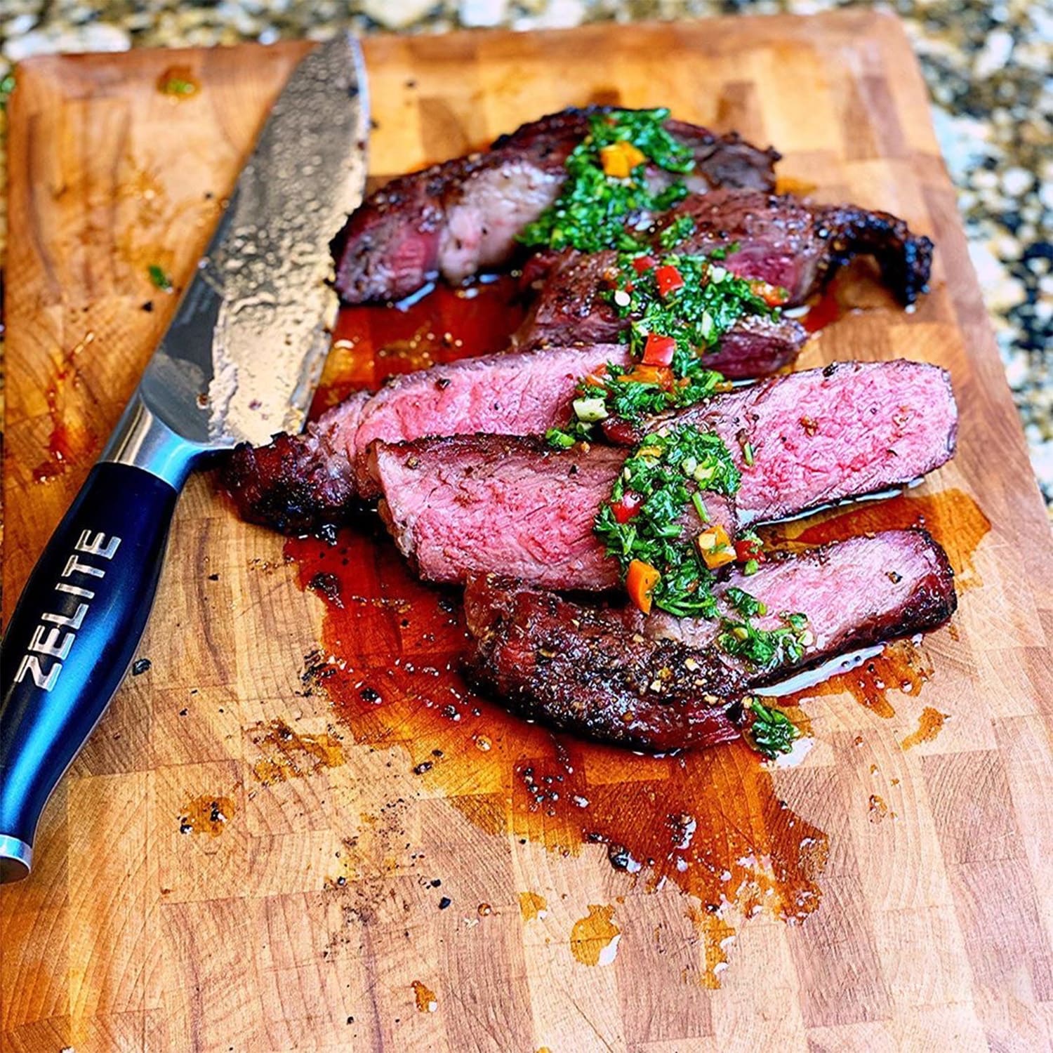 Zelite Infinity by Klarstein Comfort Pro, 6" nôž šéfkuchára, 56 HRC, nehrdzavejúca oceľ – Obrázok 3