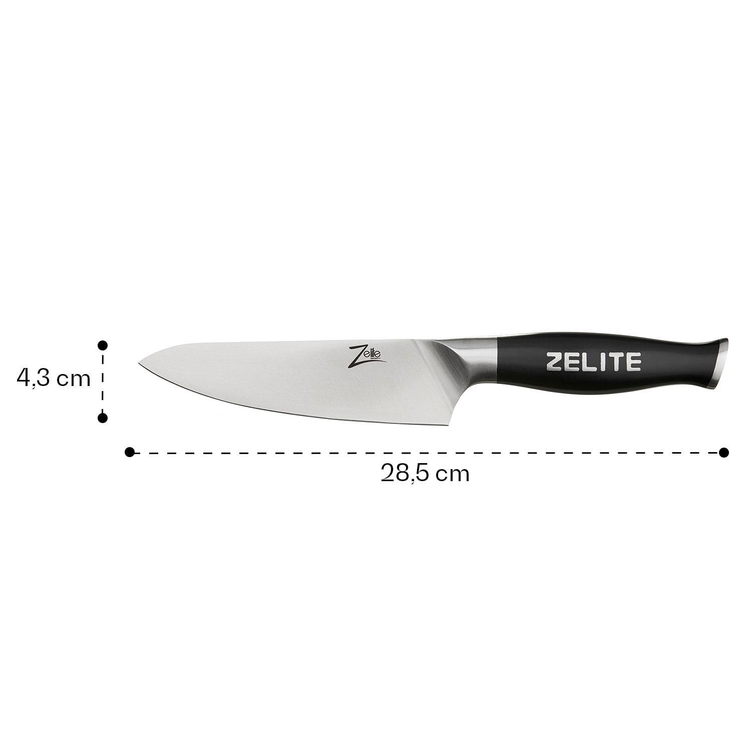 Zelite Infinity by Klarstein Comfort Pro, 6" nôž šéfkuchára, 56 HRC, nehrdzavejúca oceľ – Obrázok 4
