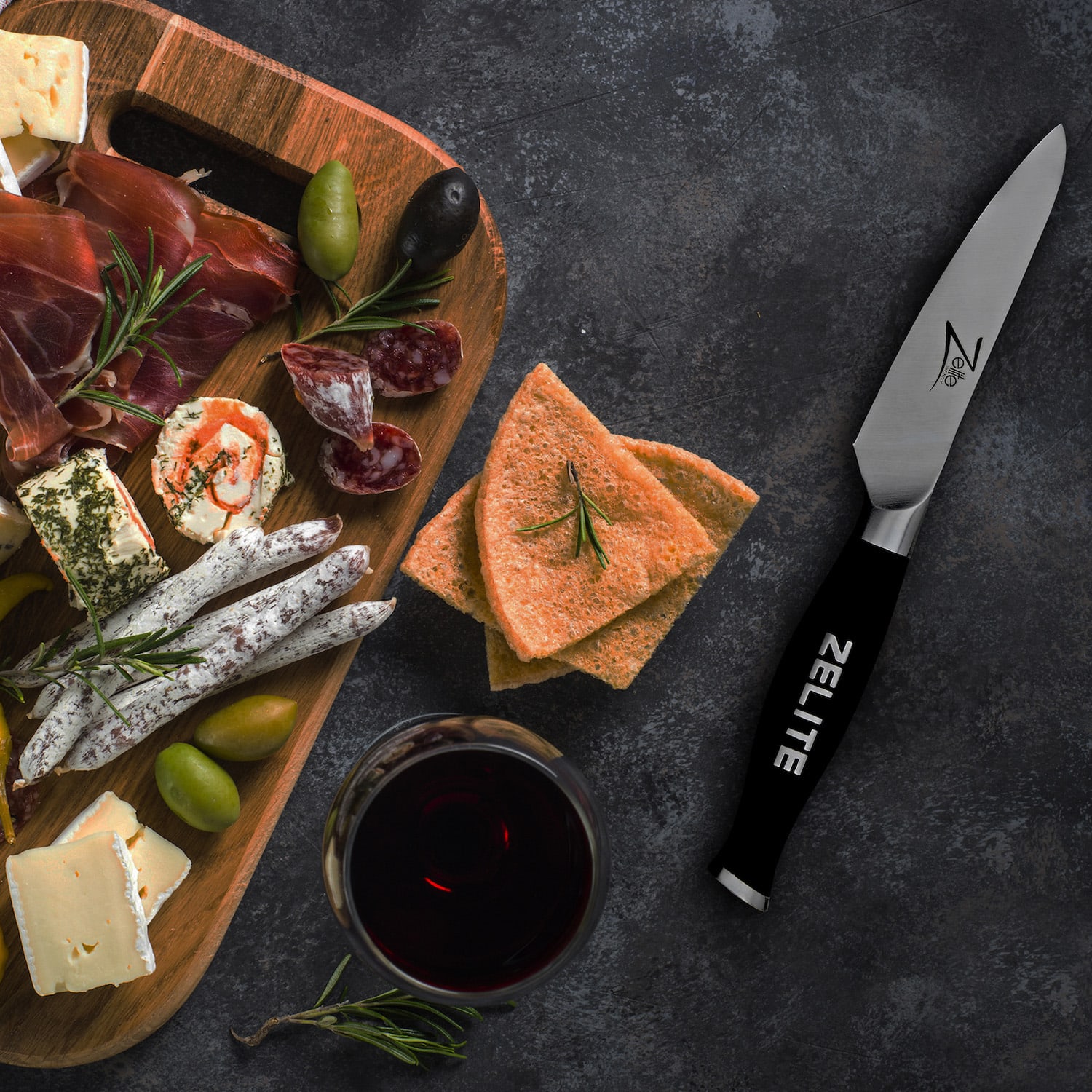 Zelite Infinity by Klarstein Comfort Pro, 4" nôž na lúpanie, 56 HRC, nehrdzavejúca oceľ – Obrázok 2