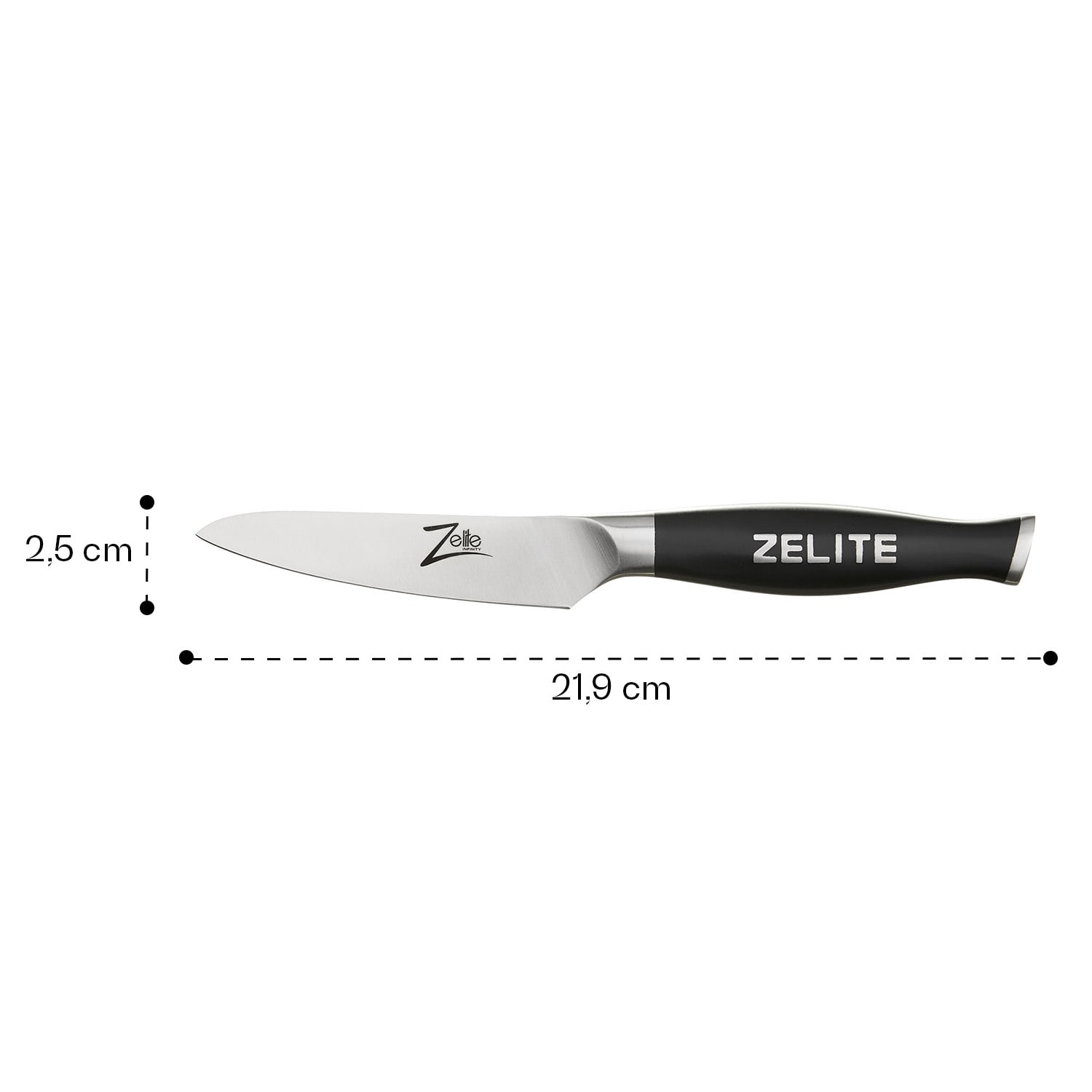 Zelite Infinity by Klarstein Comfort Pro, 4" nôž na lúpanie, 56 HRC, nehrdzavejúca oceľ – Obrázok 4