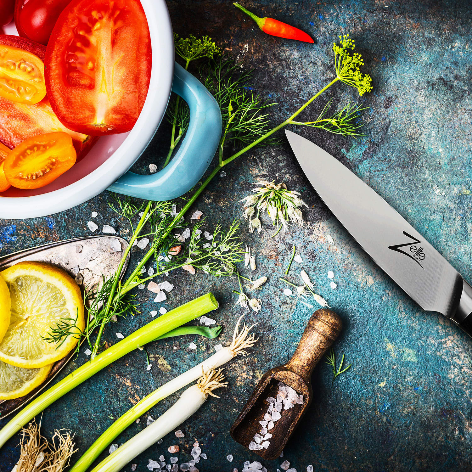 Zelite Infinity by Klarstein Razor-Edge, 4" nôž na lúpanie, 59 HRC, nehrdzavejúce oceľ – Obrázok 2