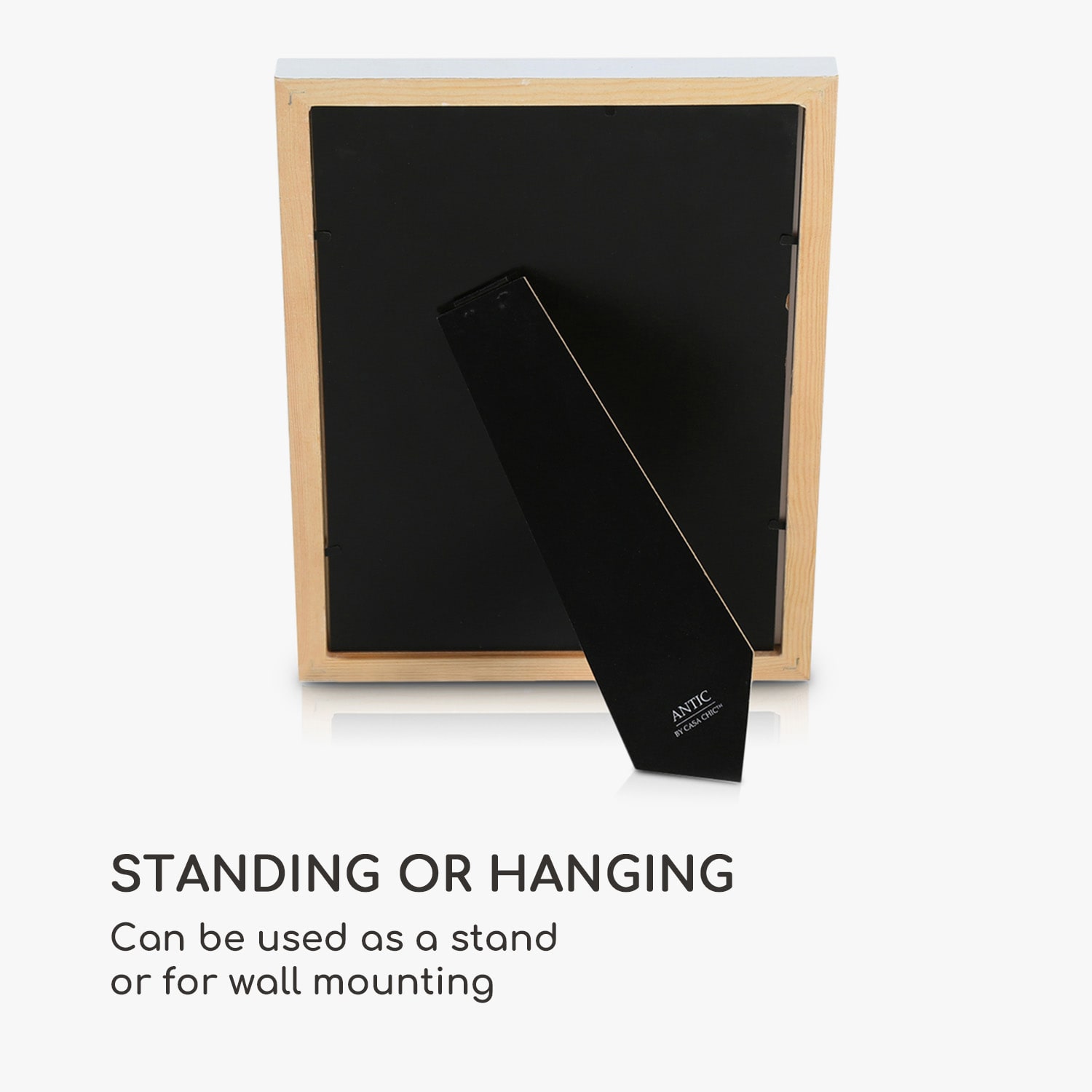 Casa Chic Lancaster, rám na obrázky, obdĺžnikový, DIN A4 fotky, pasparta, drevo – Obrázok 4