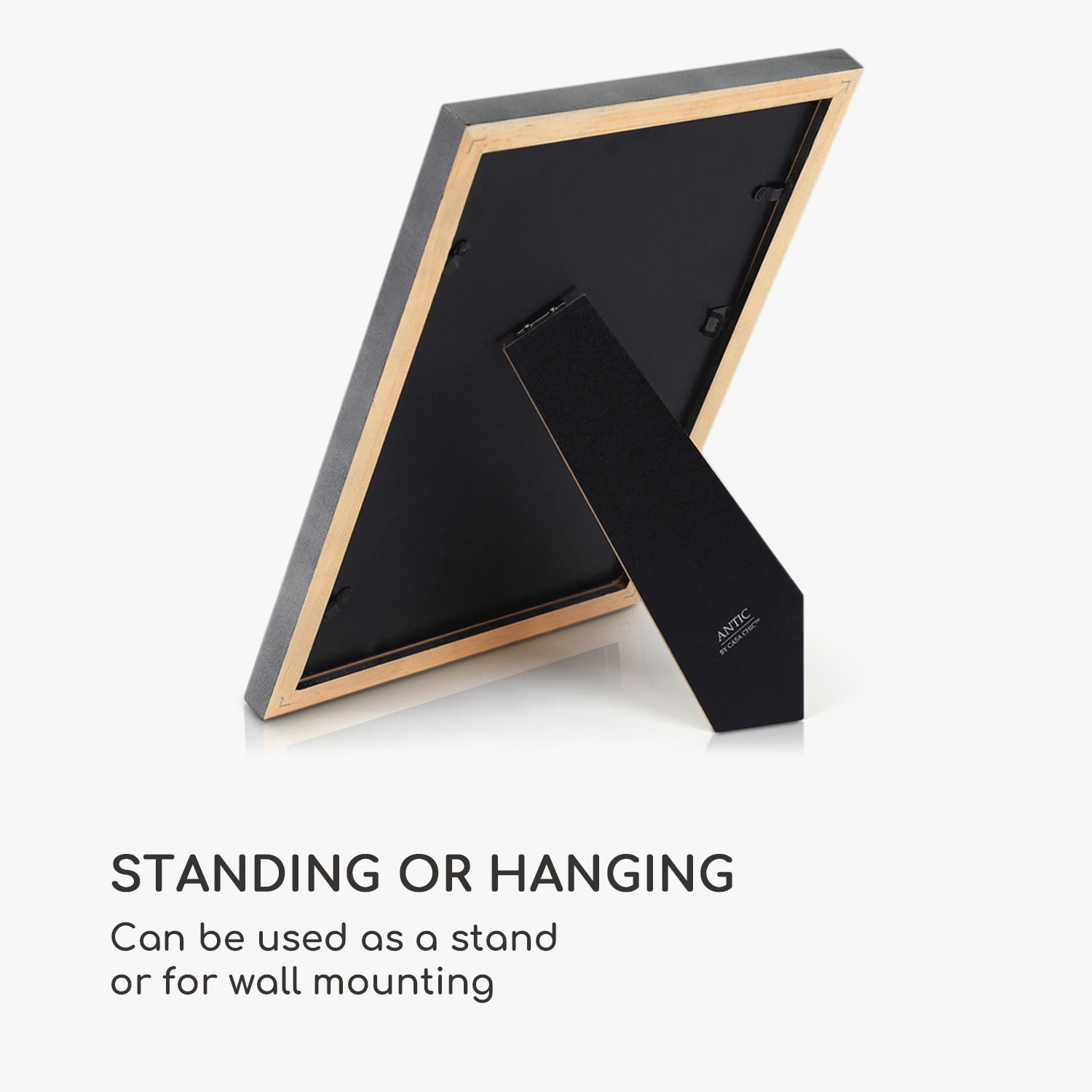 Casa Chic Lancaster, rám na obrázky, obdĺžnikový, DIN A4 fotky, pasparta, drevo – Obrázok 4