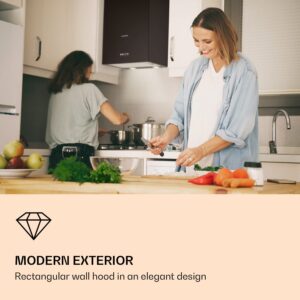 Klarstein Monumenta, digestor, 40 cm, nástenný, 559m³/h, LED, B, biely