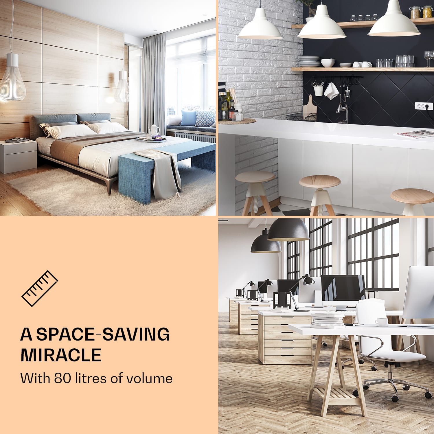 Klarstein Beersafe XXL Quartz, chladnička, energet. trieda E, LED, 3 kovové police, panoramatické sklenené dvierka