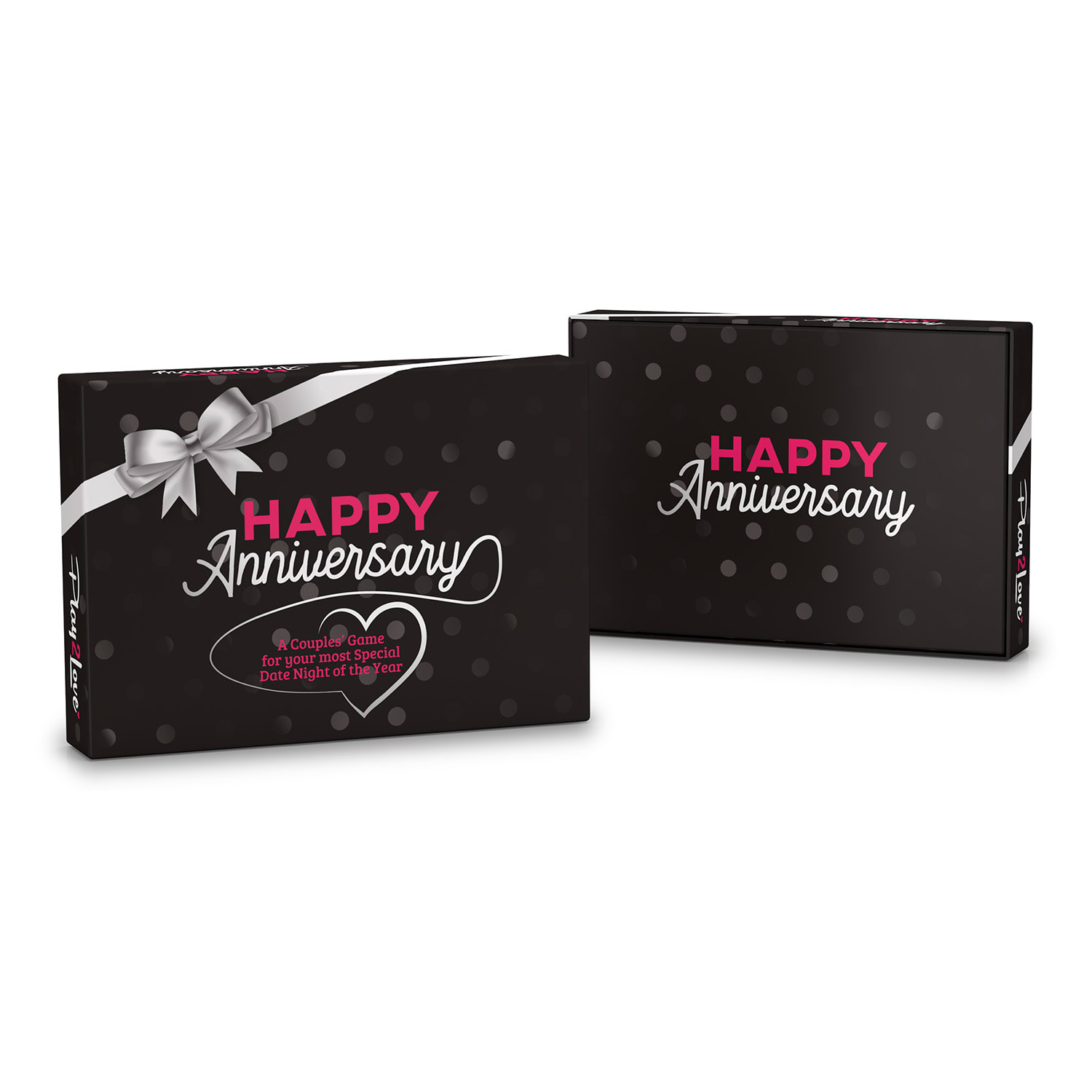 Spielehelden Happy Anniversary Black Edition, Kartová hra pre páry, 110 otázok, Darčeková krabička v anglickom jazyku – Obrázok 5