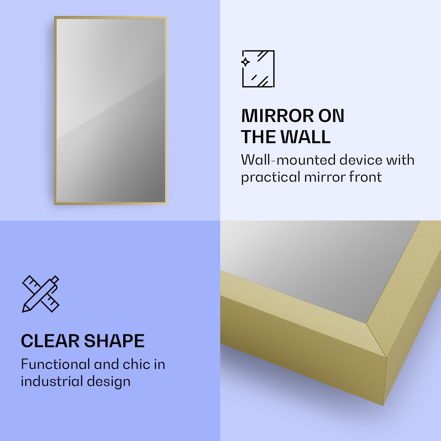 Klarstein La Palma 1000 smart, infračervený ohrievač 2 v 1, 120 x 60 cm, 1000 W, zrkadlová predná časť – Obrázok 2