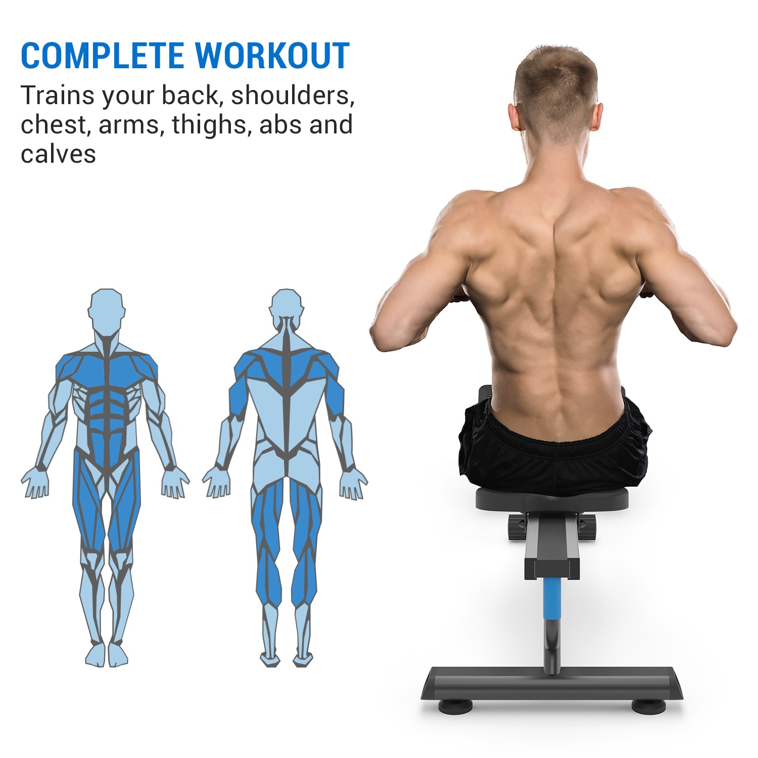 Capital Sports Helios, magnetický veslovací trenažér, LED displej, 8 úrovní, hliník – Obrázok 5
