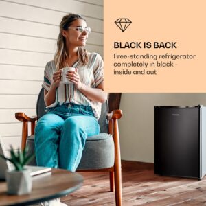 Klarstein Obsidian, chladnička, 72 litrov, mraznička, čierna