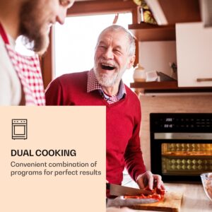 Klarstein Vigor Air, teplovzdušná fritéza, 1800 W, 30 l, 18 programov, horný a dolný ohrev