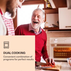 Klarstein Vigor Air, teplovzdušná fritéza, 1800 W, 30 l, 18 programov, horný a dolný ohrev