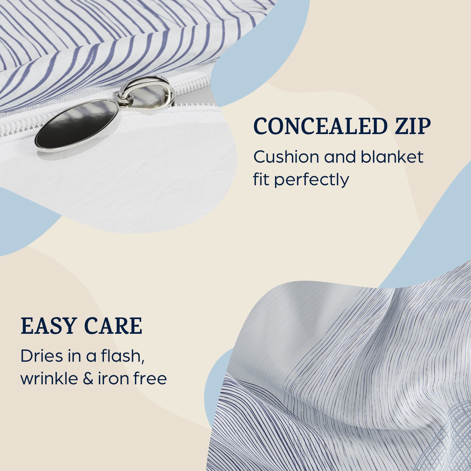 Sleepwise Soft Wonder Edition, posteľná bielizeň, 140x200 cm, mikrovlákno – Obrázok 2