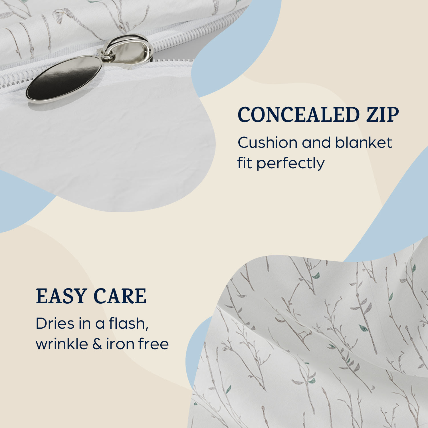 Sleepwise Soft Wonder Edition, posteľná bielizeň, 140x200 cm, mikrovlákno – Obrázok 2