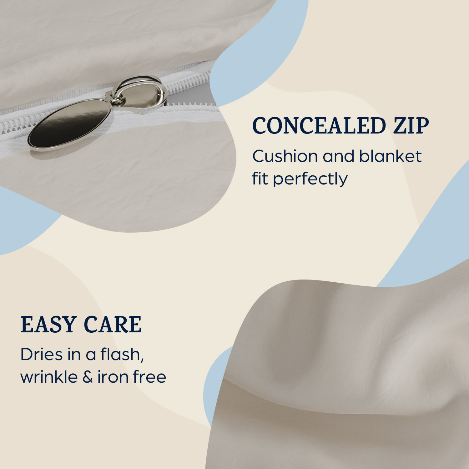 Sleepwise Soft Wonder Edition, posteľná bielizeň, 140x200 cm, mikrovlákno – Obrázok 2