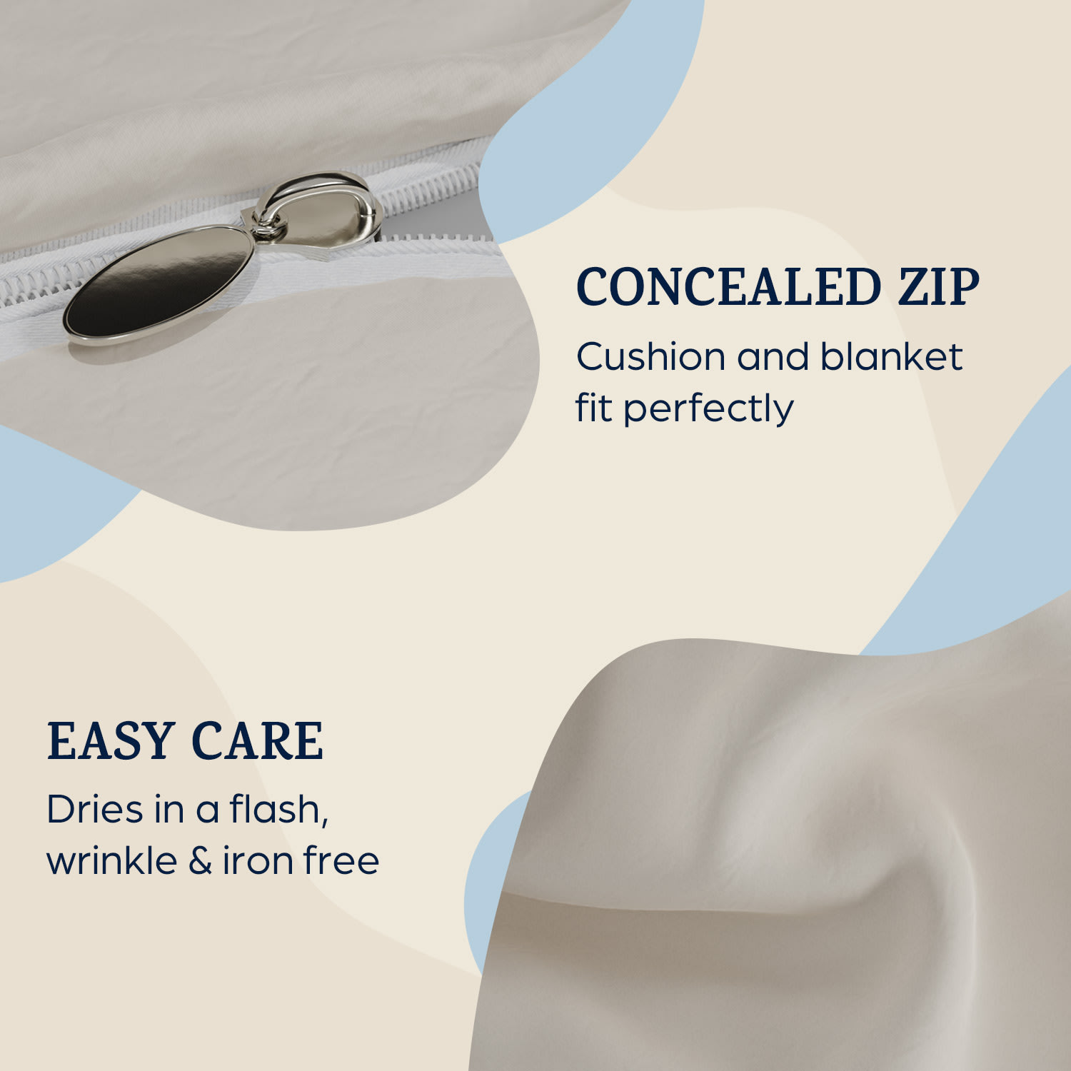 Sleepwise Soft Wonder Edition, posteľná bielizeň, 155x200 cm, mikrovlákno – Obrázok 2