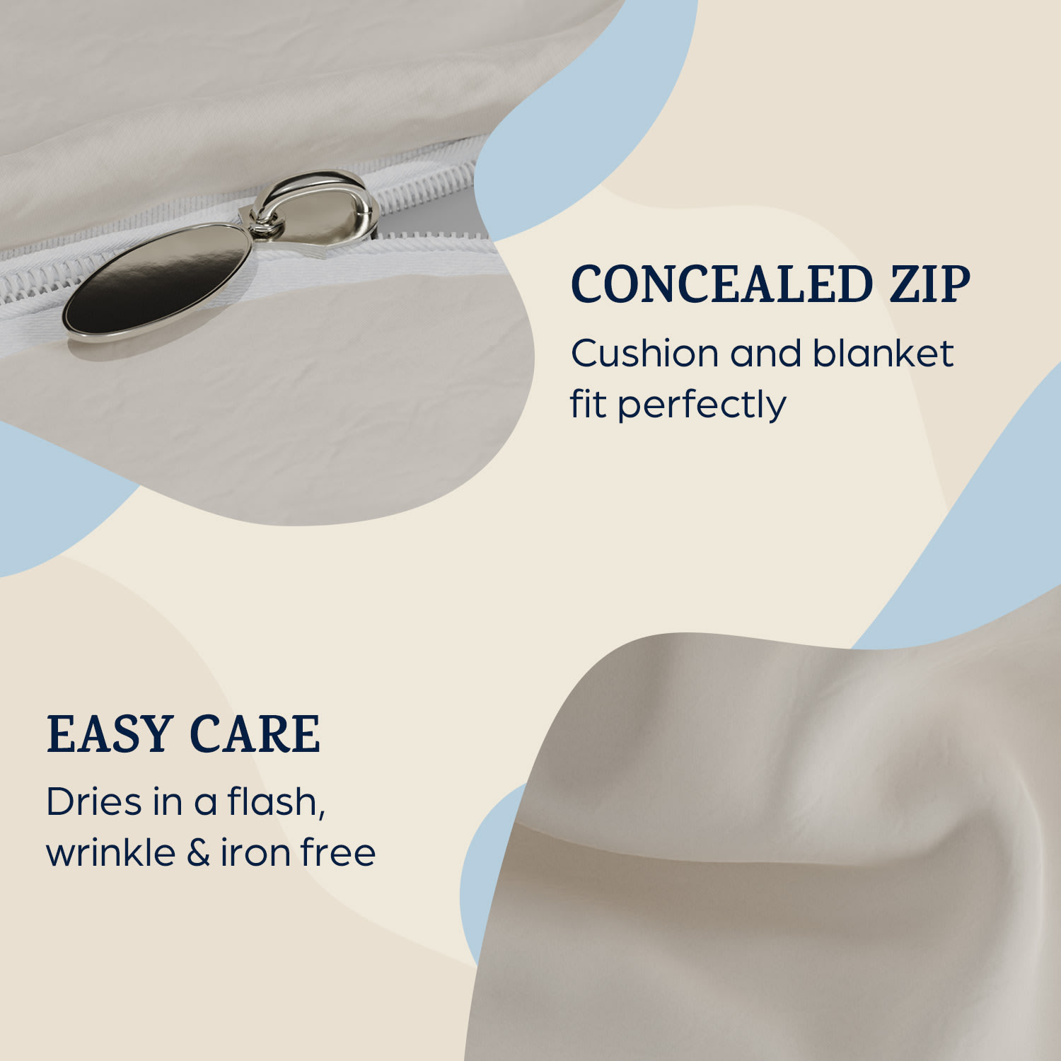 Sleepwise Soft Wonder Edition, posteľná bielizeň, 200x200 cm, mikrovlákno – Obrázok 2