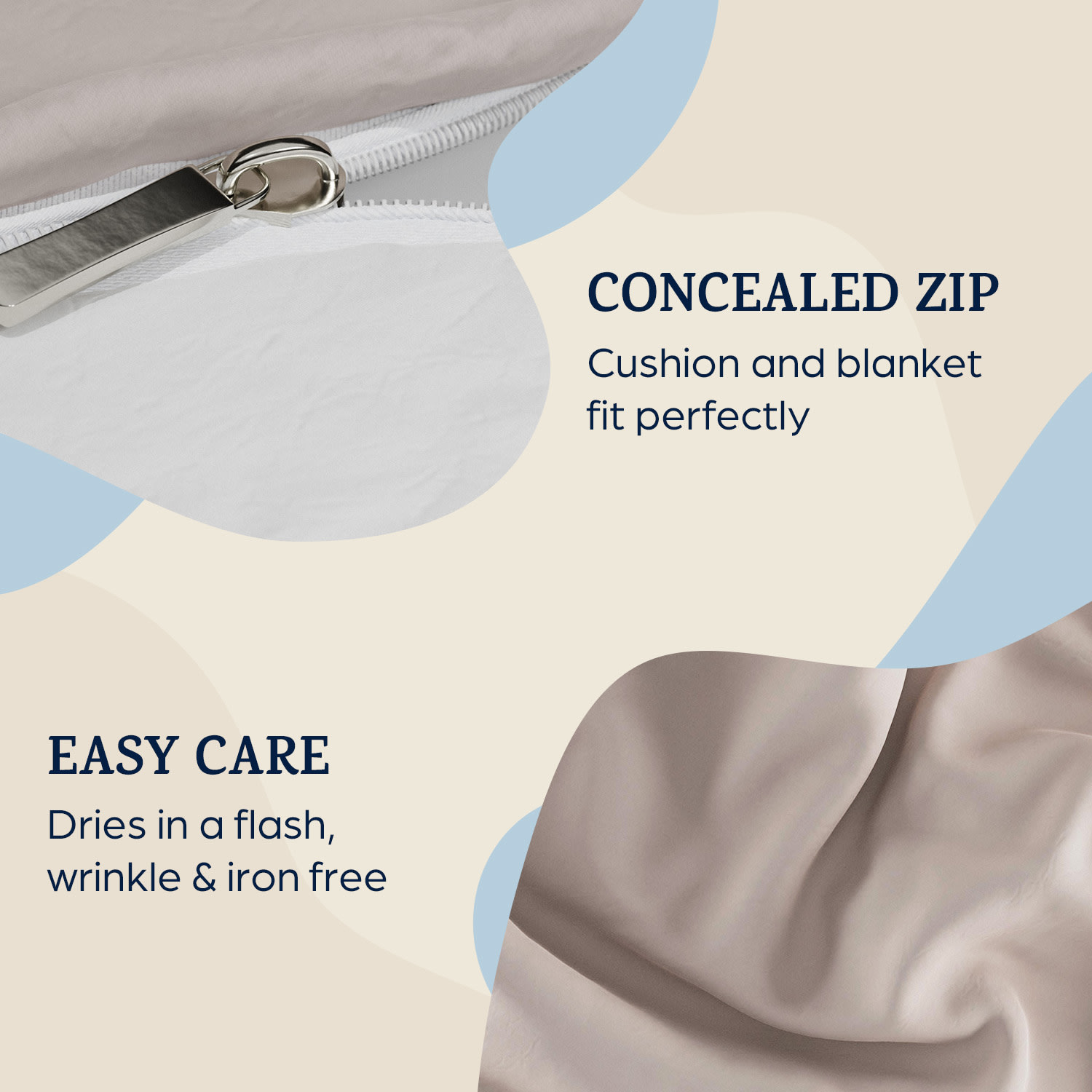 Sleepwise Soft Wonder Edition, posteľná bielizeň, 200x200 cm, mikrovlákno – Obrázok 2