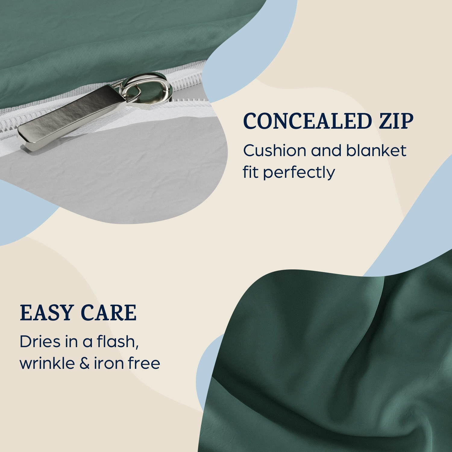 Sleepwise Soft Wonder Edition, posteľná bielizeň, 140x200 cm, mikrovlákno – Obrázok 2