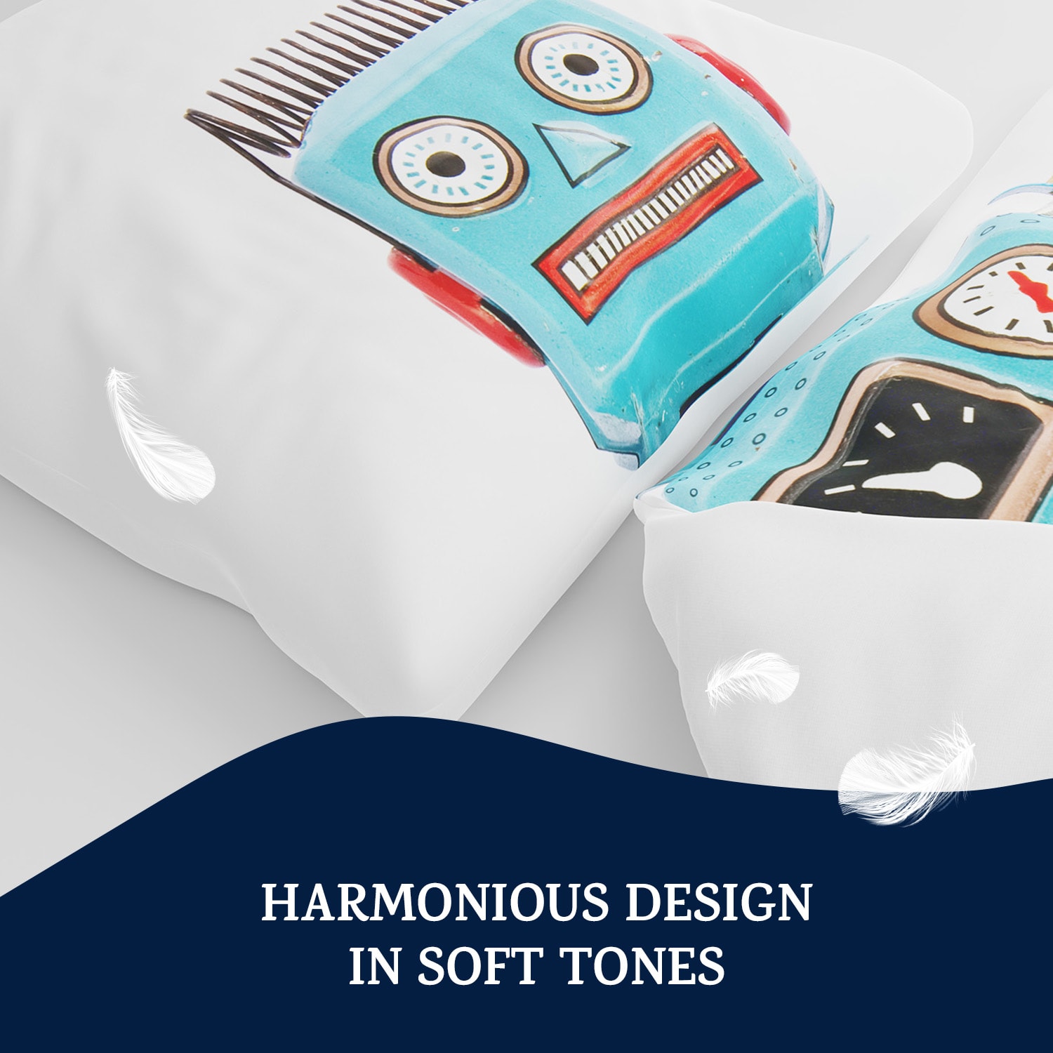 sleepwise, Soft Wonder Kids-Edition, posteľná bielizeň, 135 x 200 cm, 50 x 75 cm, priedušná, mikrovlákno – Obrázok 3