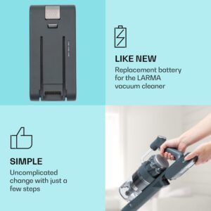 Klarstein LARMA, vysávač, náhradná batéria, 25,9V/2200 mAh