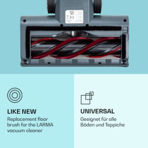 Klarstein LARMA, vysávač, náhradná podlahová kefa, na všetky povrchy