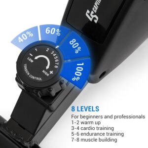 Capital Sports Crius, mini bike, 8-stupňový odpor, do kancelárie alebo na doma, tréningový počítač