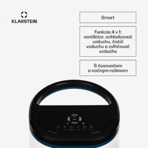 Klarstein IceWind Plus Smart, 4 v 1 ochladzovač vzduchu, ventilátor, zvlhčovač, čistička vzduchu, ovládanie aplikáciou