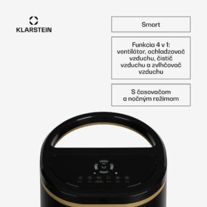 Klarstein IceWind Plus Smart, 4 v 1 ochladzovač vzduchu, ventilátor, zvlhčovač, čistička vzduchu, ovládanie aplikáciou