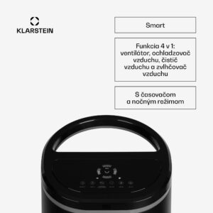 Klarstein IceWind Plus Smart, 4 v 1 ochladzovač vzduchu, ventilátor, zvlhčovač, čistička vzduchu, ovládanie aplikáciou