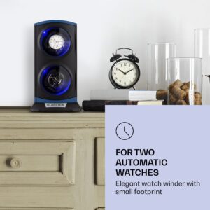 Klarstein St. Gallen Premium, naťahovač na hodinky, 2 hodiniek, 4 rýchlosti, čierny