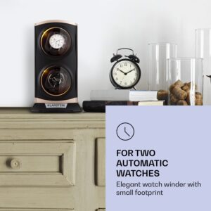 Klarstein St. Gallen Premium, naťahovač na hodinky, 2 hodiniek, 4 rýchlosti, čierny