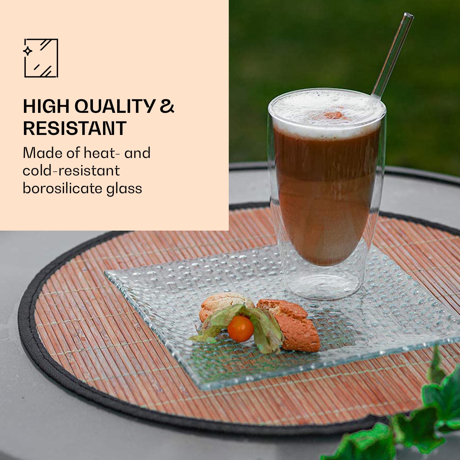 Feelino DUOS, dvojstenný pohár, 400 ml – Obrázok 2