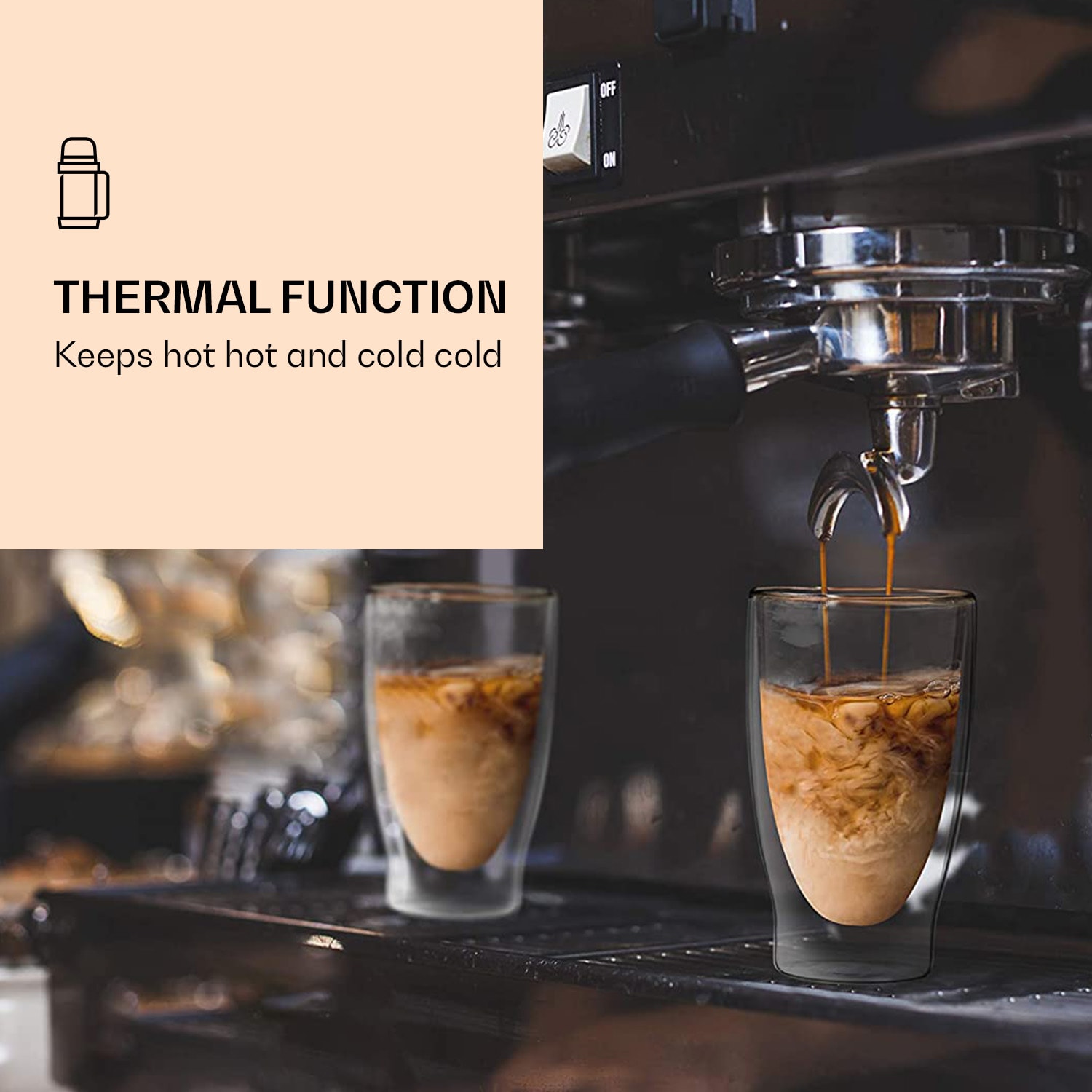 Feelino DUOS, dvojstenný pohár, 400 ml – Obrázok 3