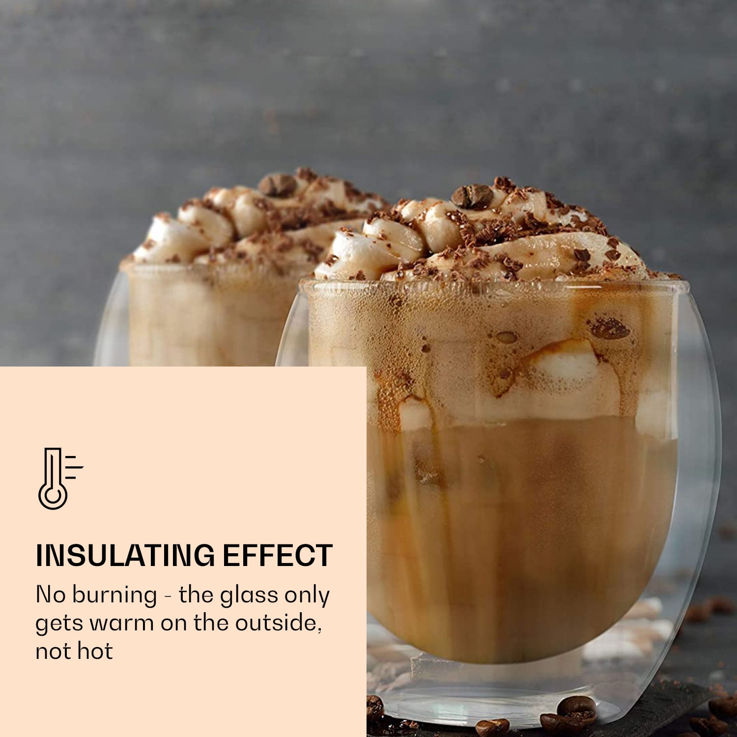 Feelino DUOS Jumbo, dvojstenný pohár, 310 ml