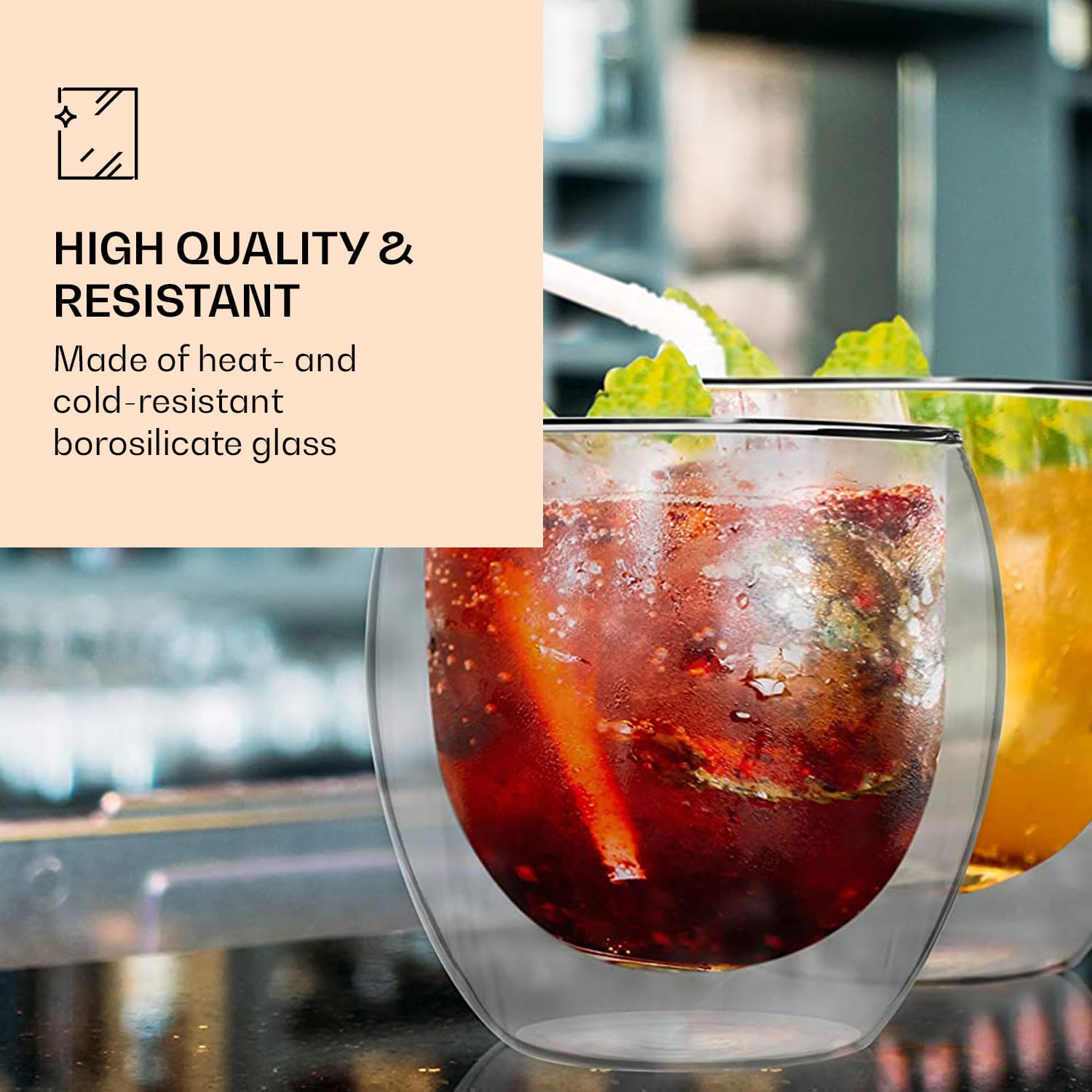 Feelino DUOS Jumbo, dvojstenný pohár, 310 ml – Obrázok 2